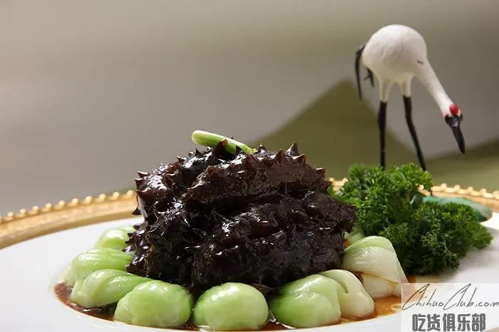 braised sea cucumber with scallion