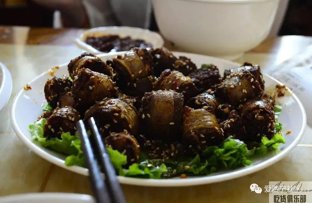 apricot flower braised sheep intestine